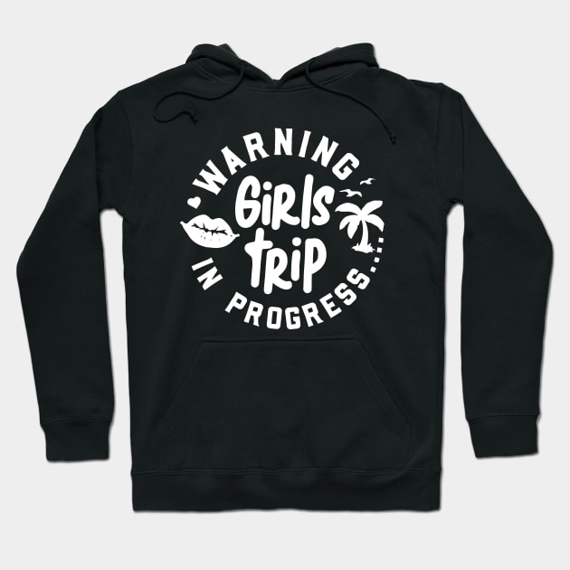 Warning in progress girls trip Hoodie by ZimBom Designer